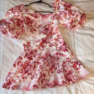 Floral Puff Sleeve Dress